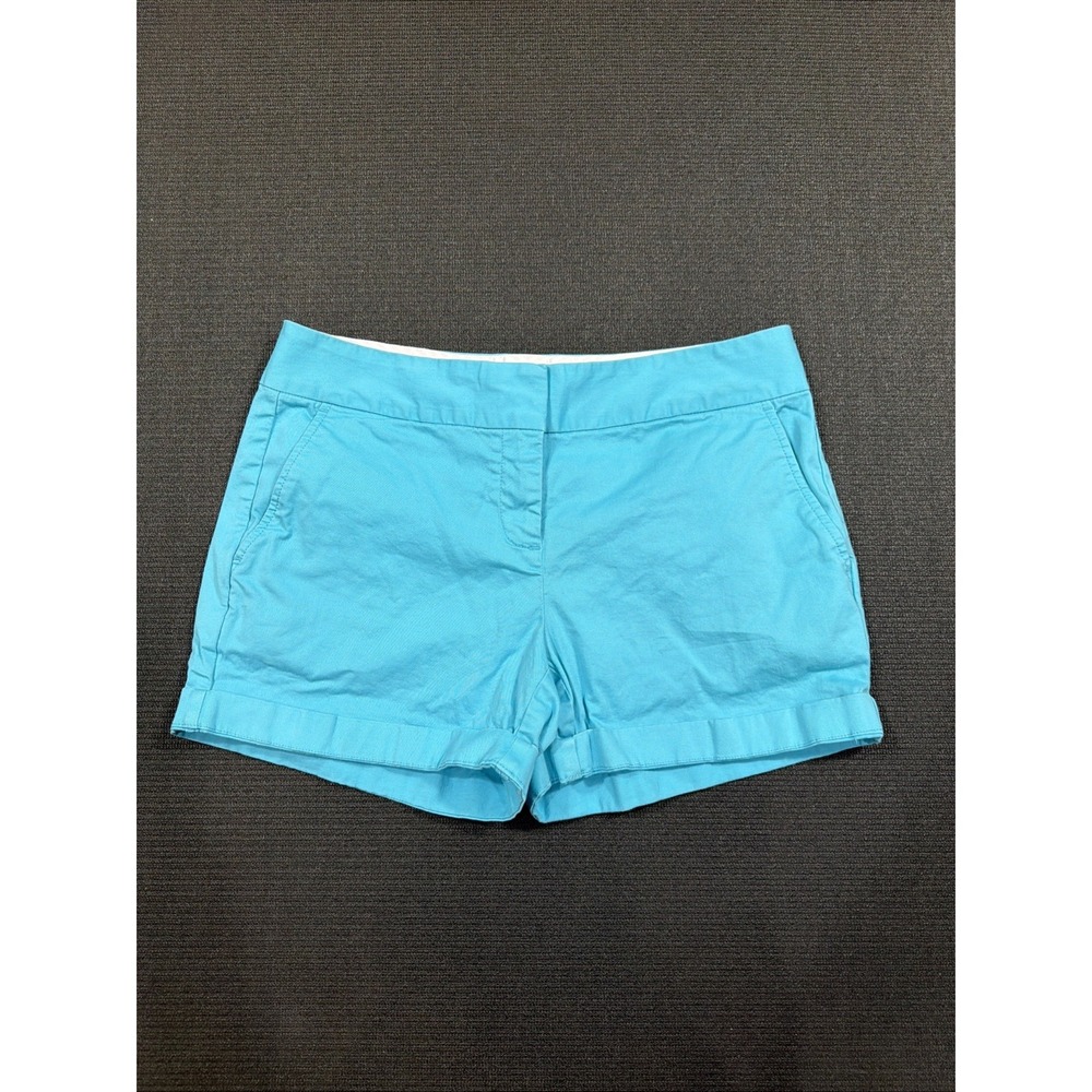 Vineyard Vines Size 2 Chino Cuffed Aqua Blue Shorts